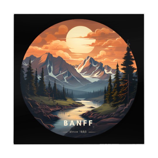 Banff sunset Mahjong Mats