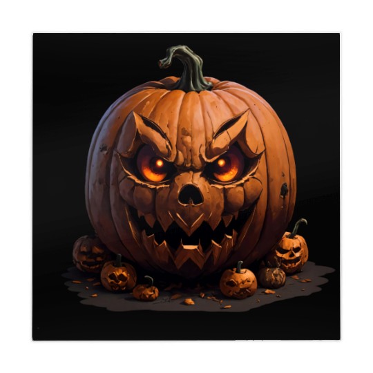 Halloween Pumpkin RPG Game Style Mahjong Mats