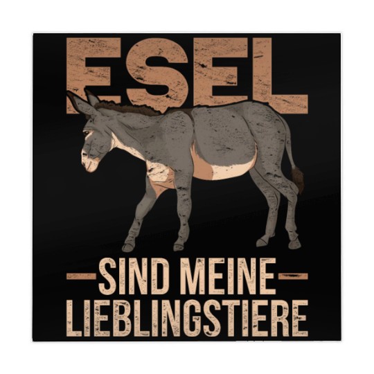 Donkeys are my favorite animals farm animal donkey Mahjong Mats