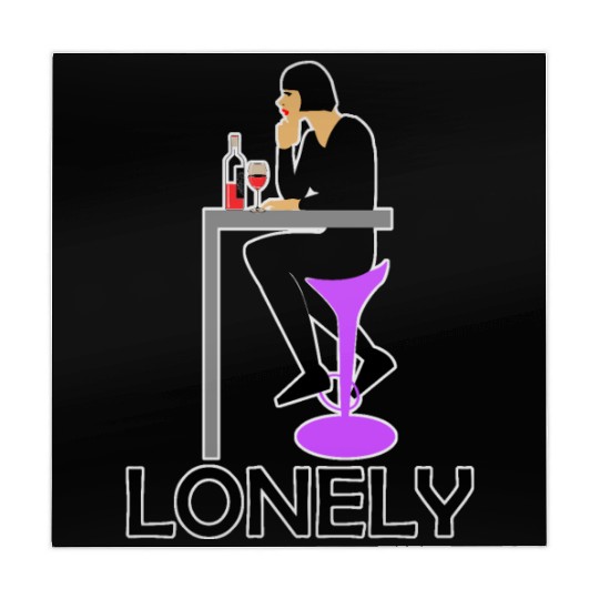 LONELY GIRL ALONE Mahjong Mats