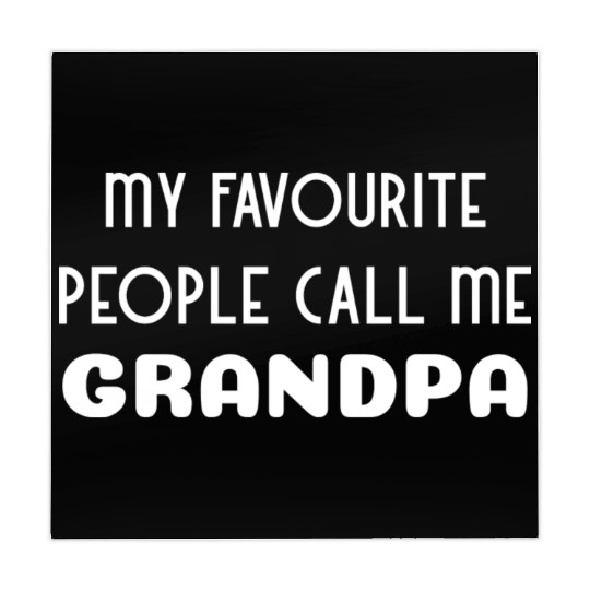 My Favourite People Call Me Grandpa nostalgia Mahjong Mats