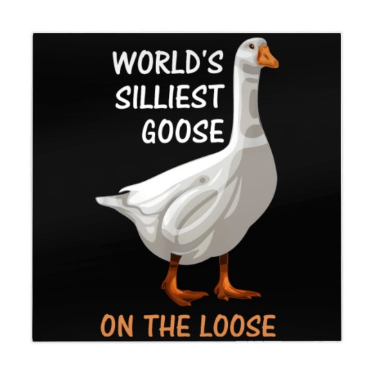 World s Silliest Goose On The Loose Funny Silly Mahjong Mats