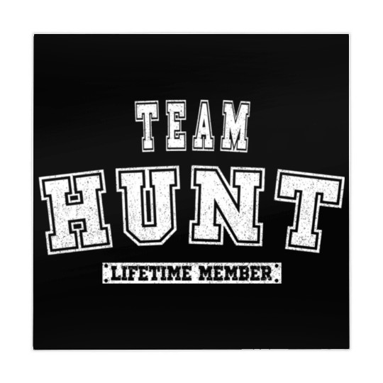 Team Hunt Lifetime Member Family Last Name Mahjong Mats