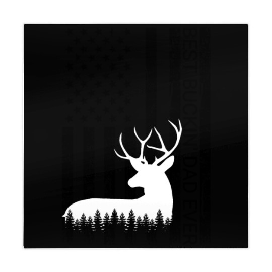 Best Buckin Dad Ever Vintage Deer Hunting America Mahjong Mats