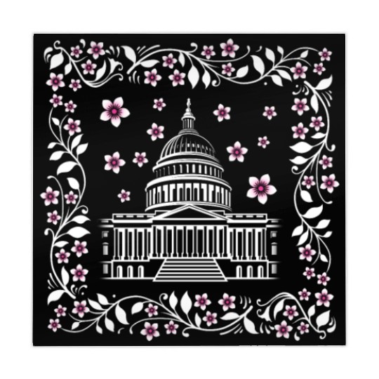 Washington DC Mahjong Mats, Capital City White House