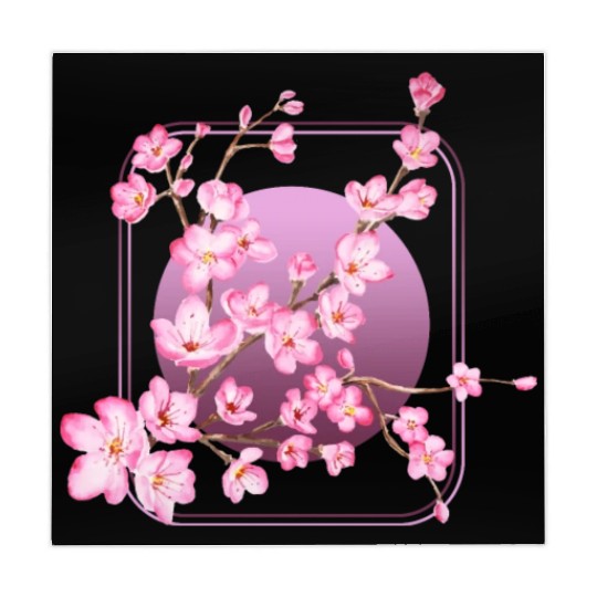 Cherry Blossom Mahjong Mats, Pink Sakura Kawaii
