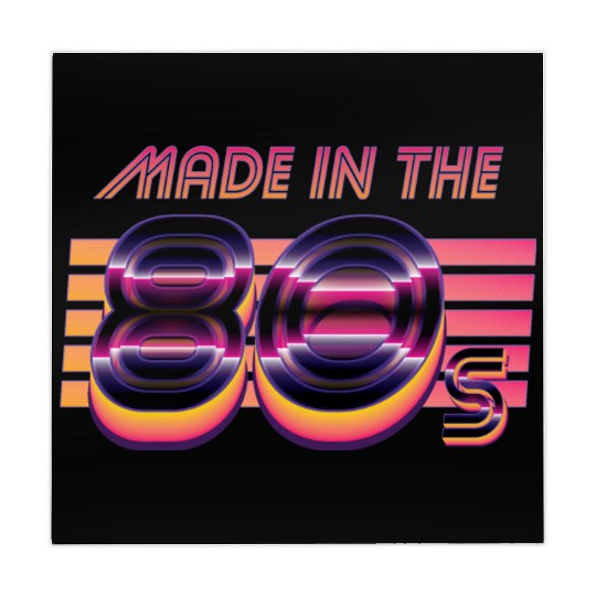 Retrowave Made In The 80s Mahjong Mats