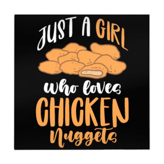 Just A Girl Who Loves Chicken Nuggets Mahjong Mats