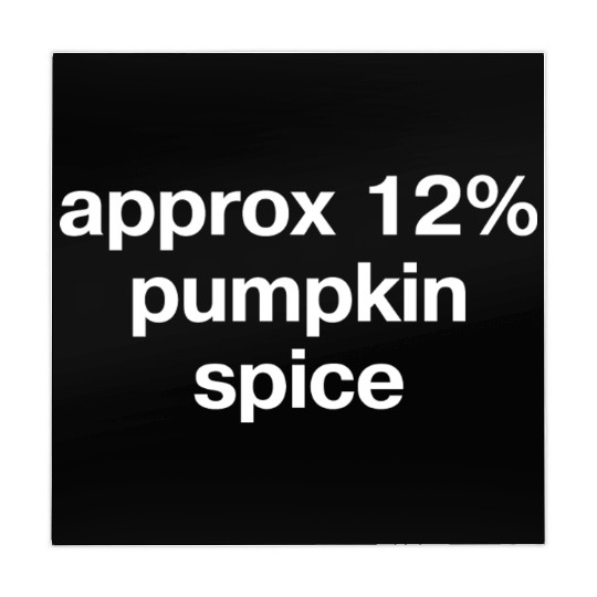 Approx 12 Pumpkin Spice In Plain White Letters It Mahjong Mats