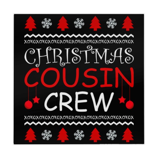 Matching Family Christmas Cousin Crew Mahjong Mats