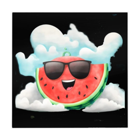 Cute Watermelon Party Summer Melon Fruit Mahjong Mats