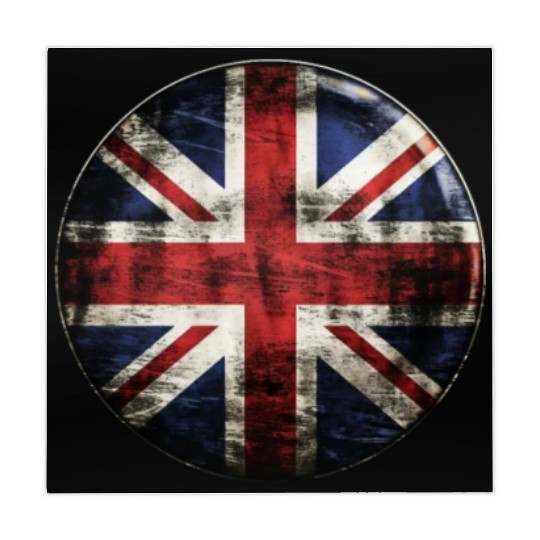 Union Jack Vintage Distressed Mahjong Mats