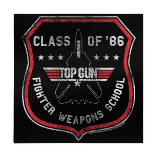 Top Gun Fighters Weapons School Class Of 86 Mahjong Mats