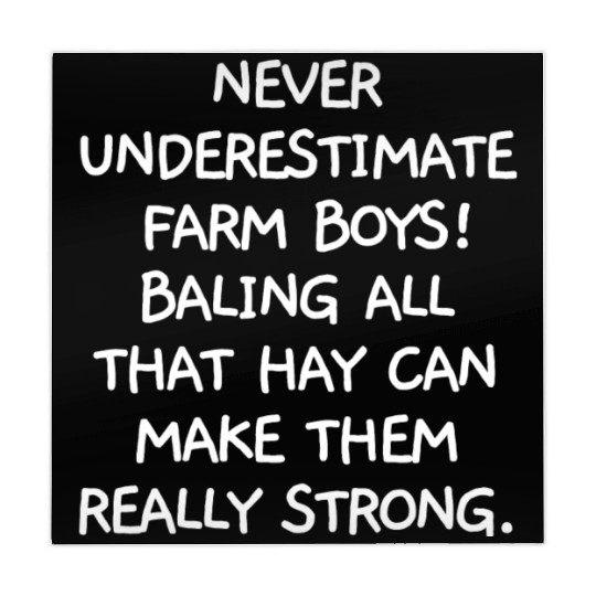 Never Underestimate Farm Boys Mahjong Mats