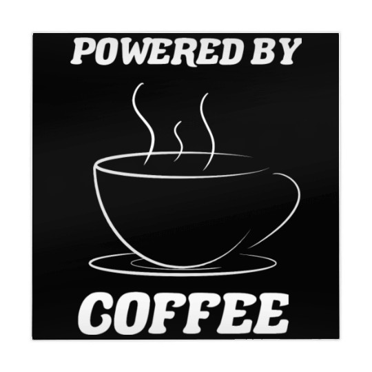 Coffee Lover Powered By Coffee Funny Coffee Lover Mahjong Mats