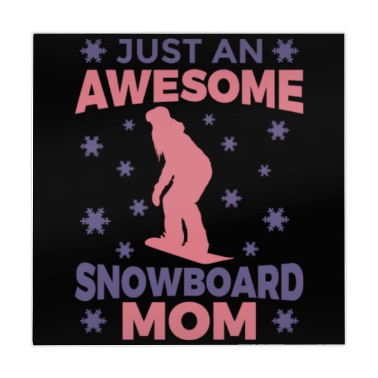 Snowboarding Mom Mahjong Mats