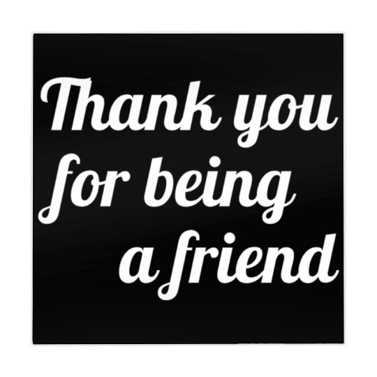 Thank You For Being A Friend Mahjong Mats