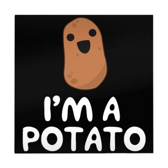 I'm A Potato - Funny Potatokawaiikawaii potatofunn Mahjong Mats