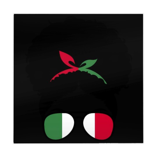 Proud Italian Roots Mothers Day Italy Afro Mahjong Mats