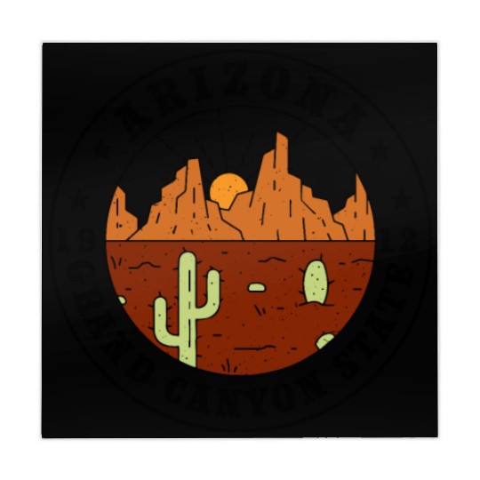 Arizonna Grand canyon state 1912 sunset land Mahjong Mats