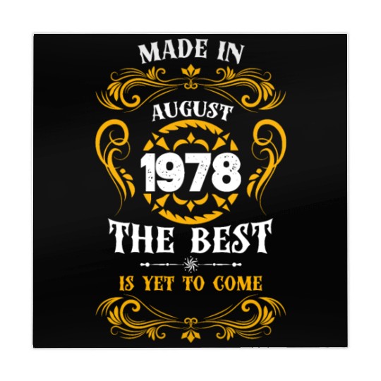 Made In August 1978 The Best Mahjong Mats