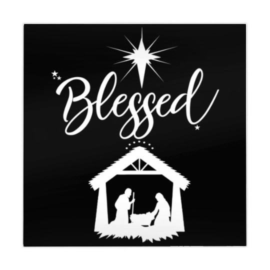 Christian Blessed Jesus Nativity Scene Faith Mahjong Mats