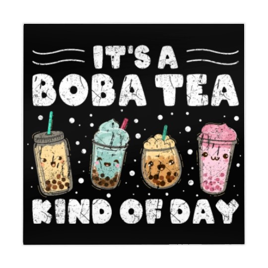 It´s A Boba Tea Kind Of Day Kawaii Bubble Tea Mahjong Mats