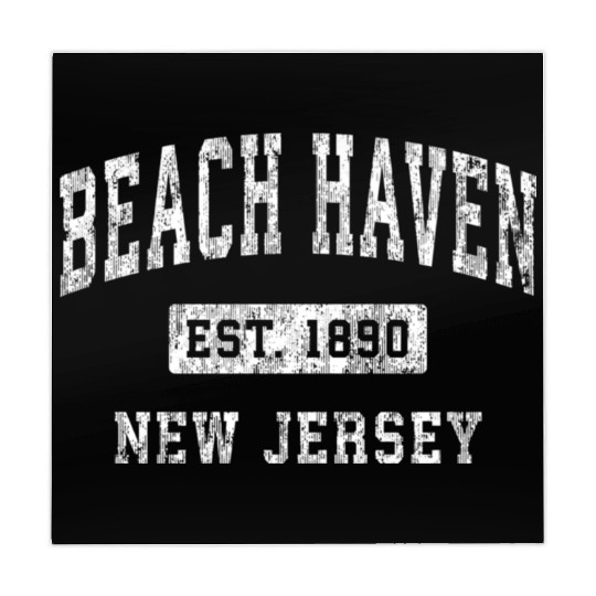 Beach Haven New Jersey Nj Established Sports Mahjong Mats