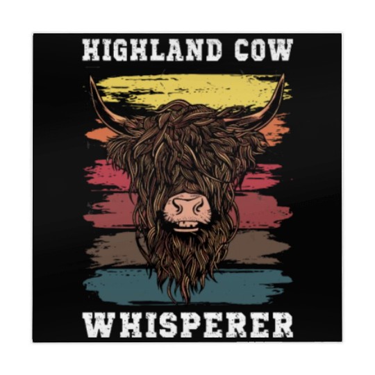 Highland Cow Whisperer Mahjong Mats