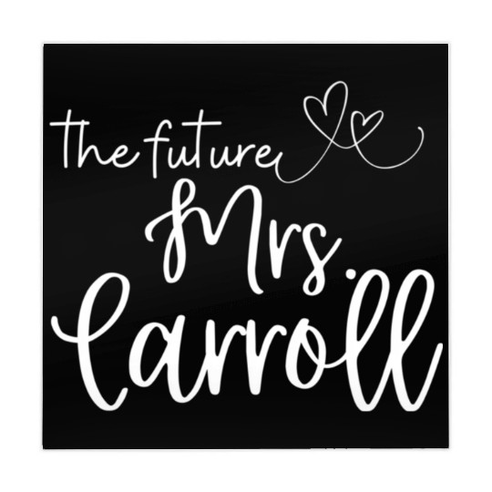 Future Mrs Carroll Soon To Be Bride Engaged Wifey Mahjong Mats