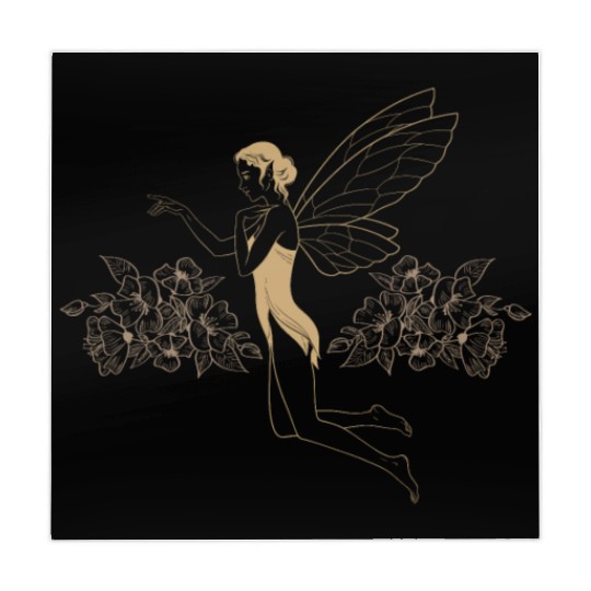 Fairy Mahjong Mats, Fairycore Floral Fairy Grunge Mahjong Mats,