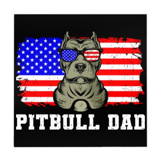Pitbull Dad Mahjong Mats