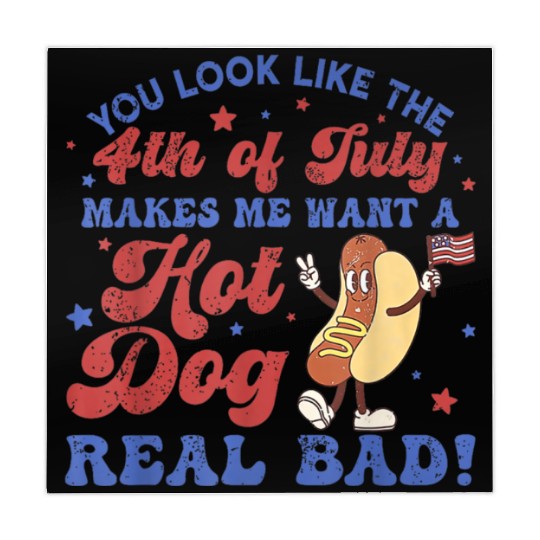 You Look Like 4th Of July Makes Me Want A Hot Dog Mahjong Mats