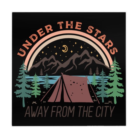 Camping Gifts Happy Camper Campsite Scout Lovers Mahjong Mats