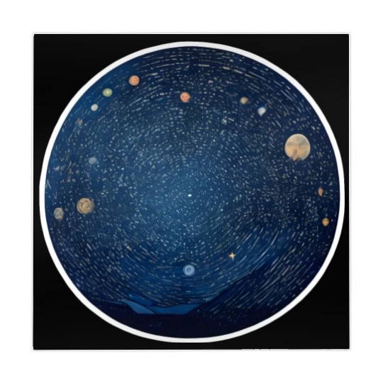 A Starry Night Mahjong Mats