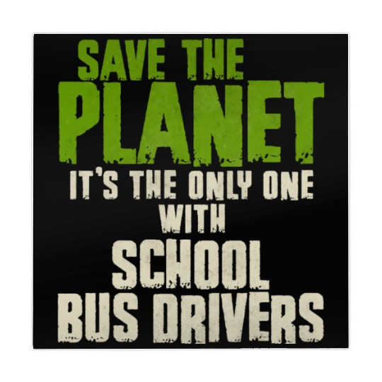 Save The Planet School Bus Driver Mahjong Mats