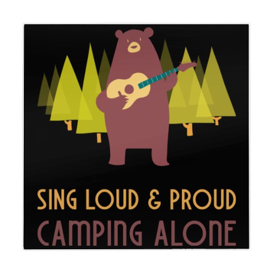 Sing loud and proud - camping alone Mahjong Mats