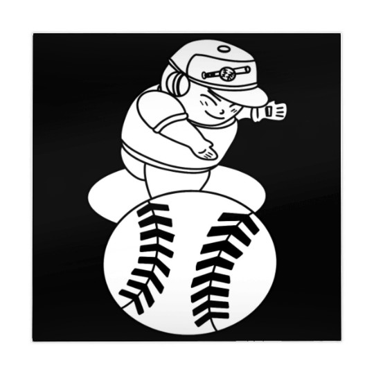 Kawaii Chibi Baseball Pitcher Mahjong Mats