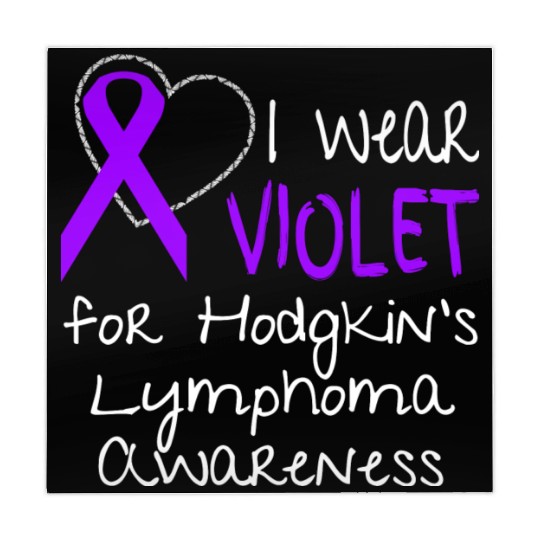I Wear Violet For Hodgkins Lymphoma Awareness Mahjong Mats