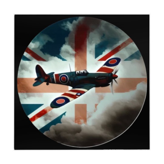 Spitfire Airplane Fighter Plane England UK Mahjong Mats