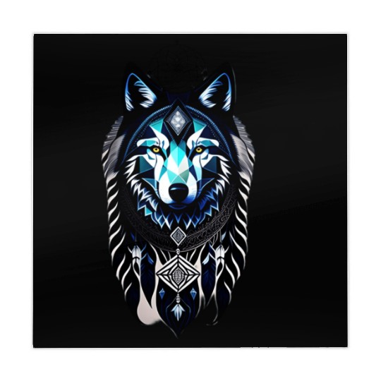 dream catcher geometric wolf Mahjong Mats