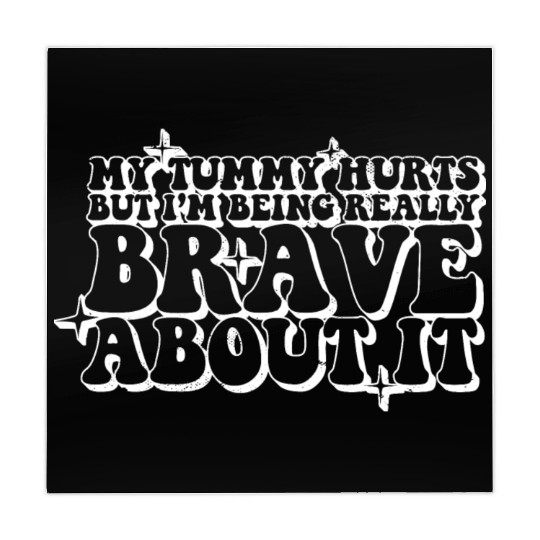 Tummy Ache Survivor My Tummy Hurts Funny Lactose Mahjong Mats