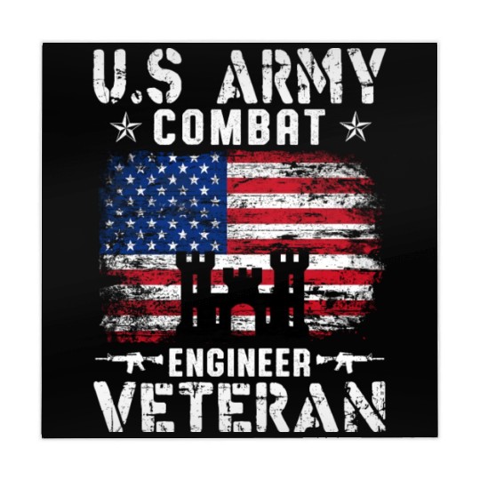 US Army Combat Engineer Veteran Mahjong Mats