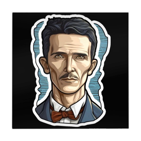 Nikola Tesla Physics Nerd Geek Mahjong Mats