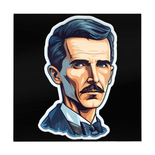 Nikola Tesla Physics Geek Nerd Mahjong Mats