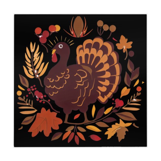 Turkeys, Harvest, and Gratitude Mahjong Mats