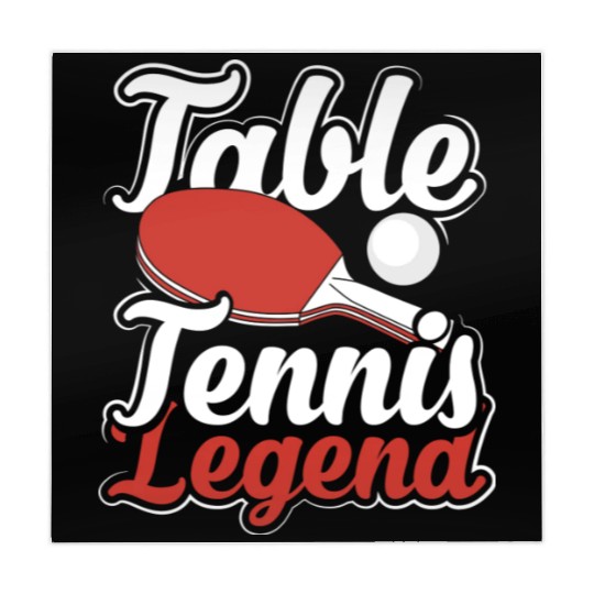 Table tennis legend hippie quote Mahjong Mats