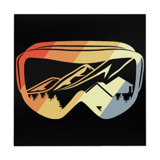 Vintage Snowboarding Mahjong Mats