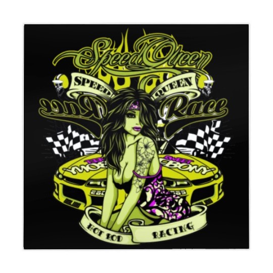 Speed Queen - Hot Rod Racing Mahjong Mats