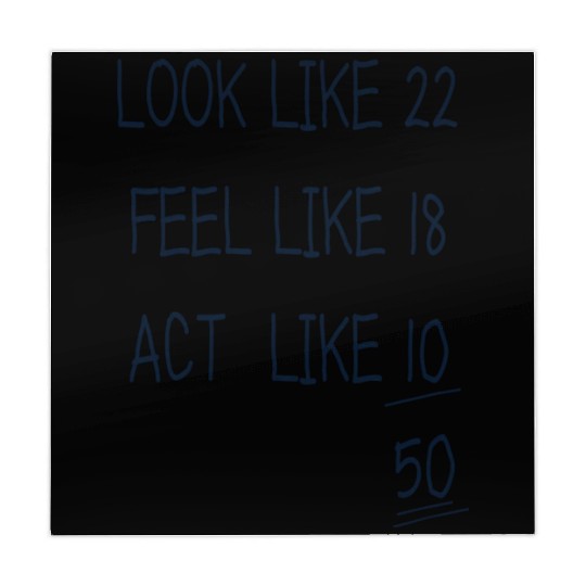 Funny Age Typography green Mahjong Mats